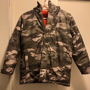 Boys Camouflage 3 in 1 Winter coat size 10/12